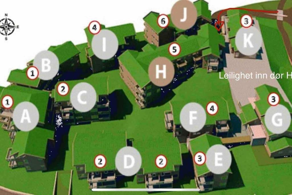 Nice Apartment On Geilotunet, Close To City Center 外观 照片